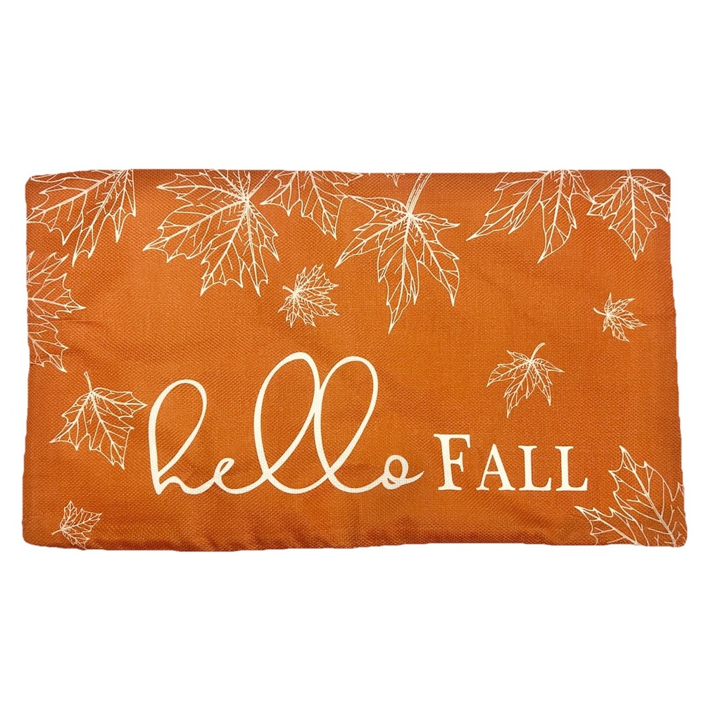 Fall Throw Pillow Cover 12 x 20 Autumn Cushion Case Home Decor Accessories